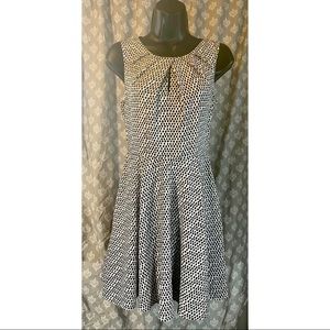 Express Black/White Square Dress